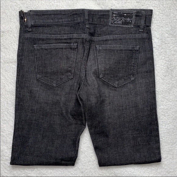 Forever 21 Black wash Jeans zipper bottoms Denim 
Size 24 - Picture 6 of 11